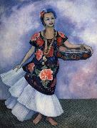 Diego Rivera Portrait of Aomei oil painting artist